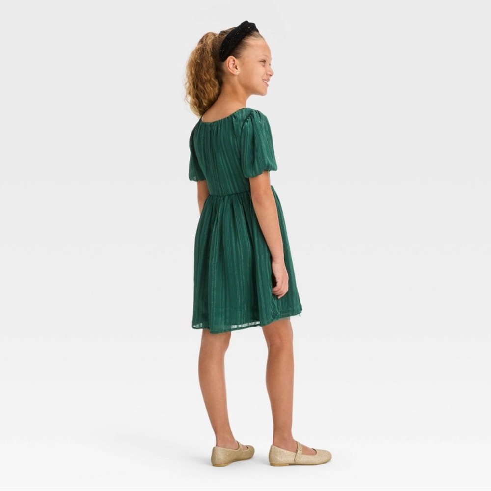 Short-Sleeve Striped Dress - Picture 2 of 3